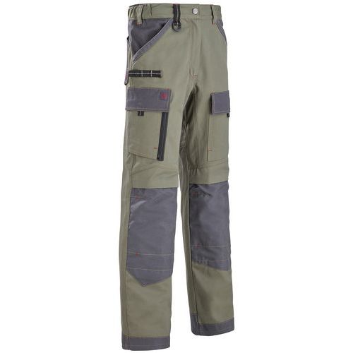 Pantalon De Travail Ruler Kaki/gris T0