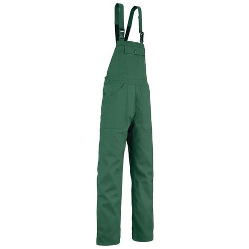 Cotte À Bretelles De Travail Cut Vert T2 - Homme