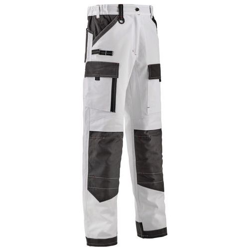 Pantalon De Travail Ruler Blanc/gris T4