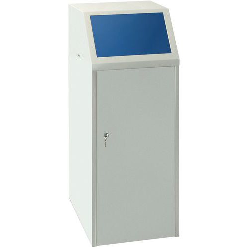 Collecteur Metallique à Ordure L:40 Cm Cap.:90 L