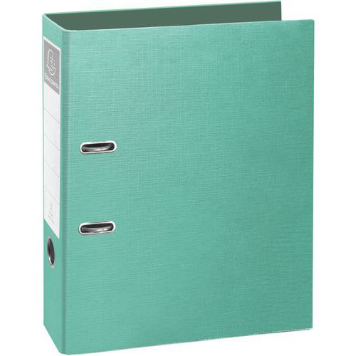 Classeur à Levier Teksto Prem'touch Dos 80mm A4 - Vert D'eau