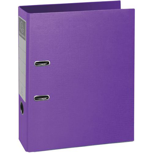 Classeur à Levier Teksto Prem'touch Dos 80mm A4 - Violet