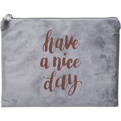 Trousse Plate Velours Ellipse - Couleurs Assorties