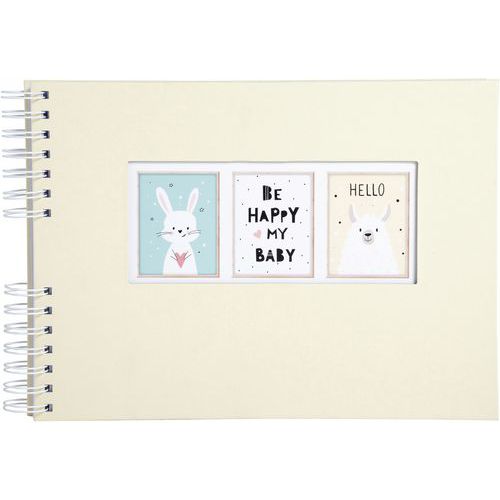 Album Photo à Spirales 50 Pages Blanches Sweet - Jaune