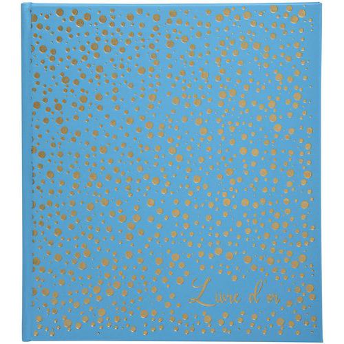 Livre D'or 140 Pages Tranche Or Plum' - Turquoise