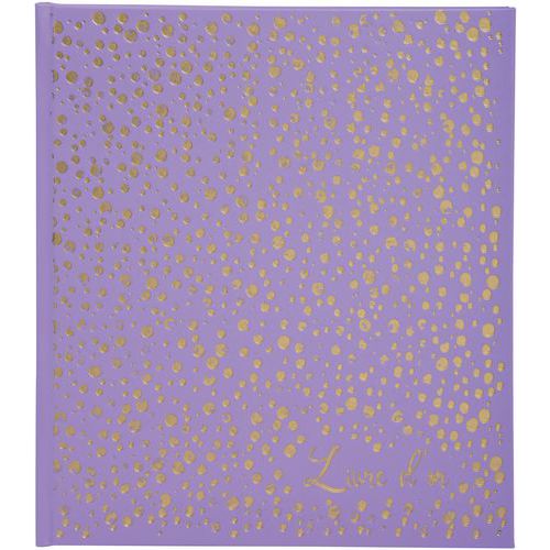 Livre D'or 140 Pages Tranche Or Plum' - Violet