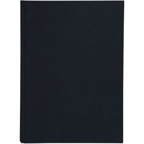 Registre 297x210 Journal 200 Pages Foliotées - Noir Toilé