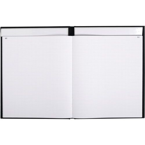Registre 315x245 Quadrillé 200 Pages Avec Paresseuse - Noir