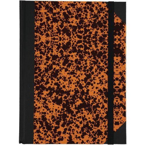 Carnet Marbre 220x170 192 Pages Lignées - Orange