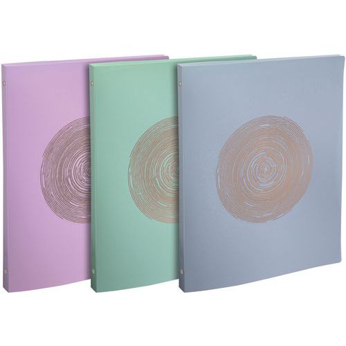 Classeur 4 Anneaux 15mm Ellipse A4 - Couleurs Assorties