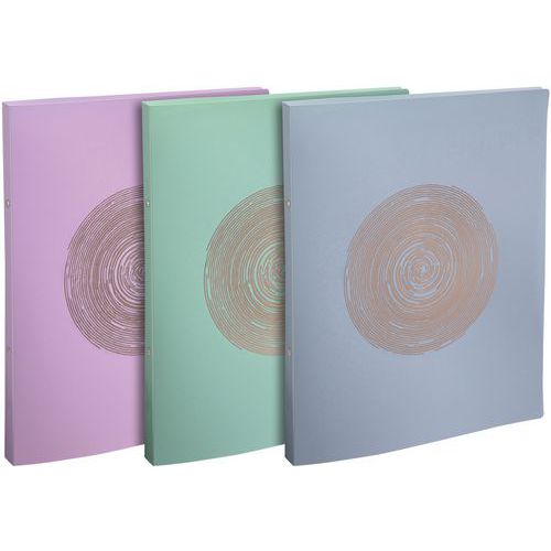 Classeur 2 Anneaux 15mm Ellipse A4 - Couleurs Assorties
