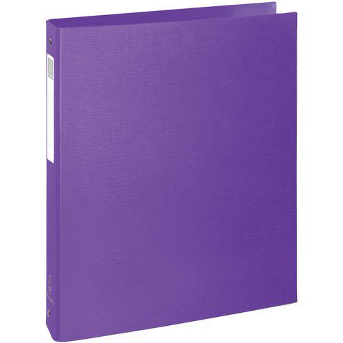 Classeur Rigide 4 Anneaux 30mm Teksto - A4 - Violet