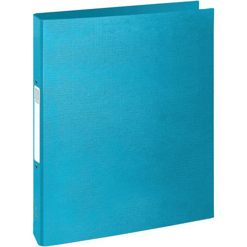 Classeur Rigide 2 Anneaux 30mm Teksto - A4 - Turquoise