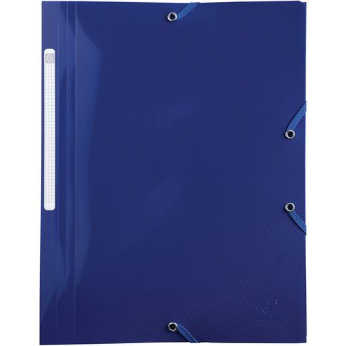 Chemise à lastiques 3 Rabats Beeblue - A4 - Bleu Marine