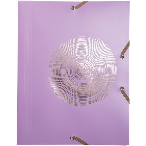 Chemise à lastique 3 Rabats Ellipse - A4 Couleurs Assorties