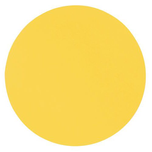 Autocollant Marquage Au Sol Rond 90mm Jaune- Manutan
