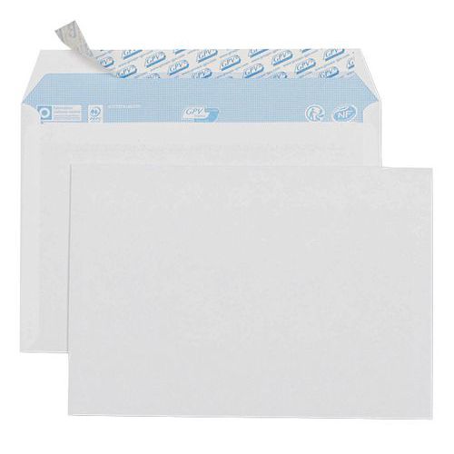 Enveloppes Blanches C5 80g Sans Fenêtre Nf Pefc
