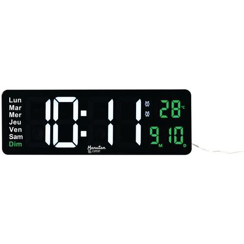 Horloge Murale Led Rectangulaire - Manutan