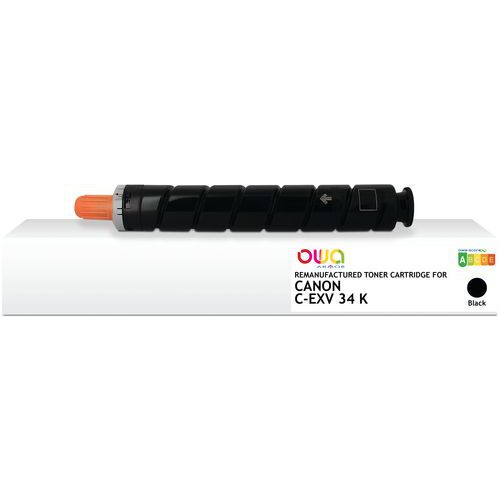 Toner Remanufacturé Canon C-exv34 K - Noir