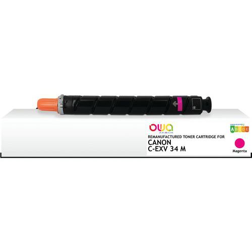 Toner Remanufacturé Canon C-exv34 M - Magenta