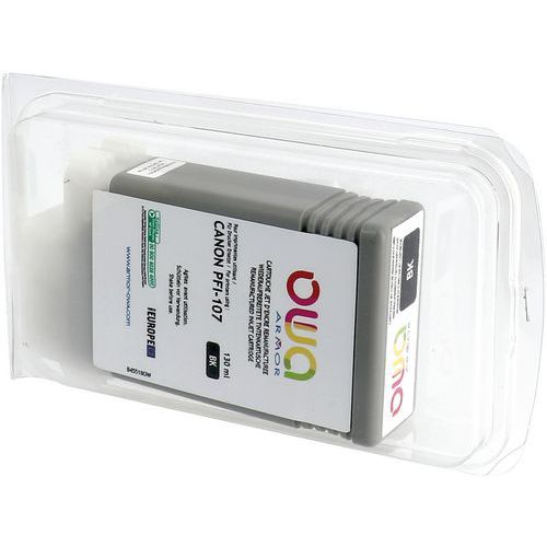 Cartouche Traceur Remanufacturée Canon Pfi-107 Noir