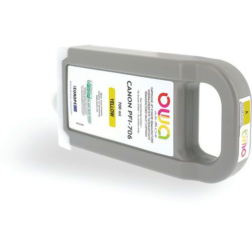 Cartouche Traceur Remanufacturée Canon Pfi-706 Jaune