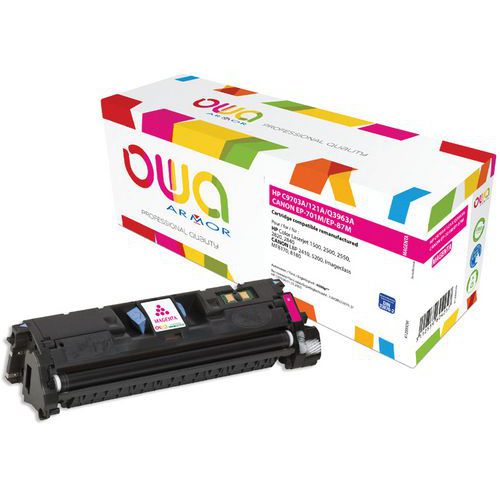 Toner Hp C9703a Q3963a - Canon 701m - Ep-87m - Magenta