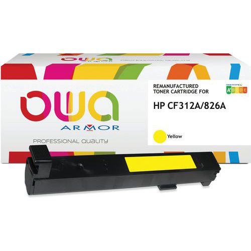 Toner Remanufacturé Hp Cf312a - Jaune