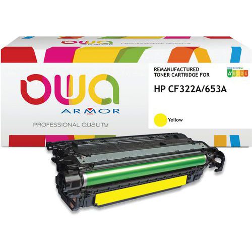 Toner Remanufacturé Hp Cf322a - Jaune