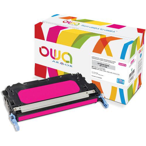 Toner Remanufacturé Hp Q7583a-canon 711m Magenta 8000 Pages