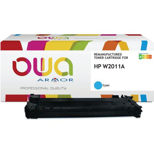 Toner Remanufacturé Hp W2011a - Cyan
