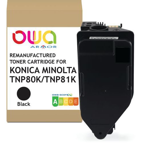 Toner Remanufacturé Konica Minolta Tnp80k-tnp81k - Noir