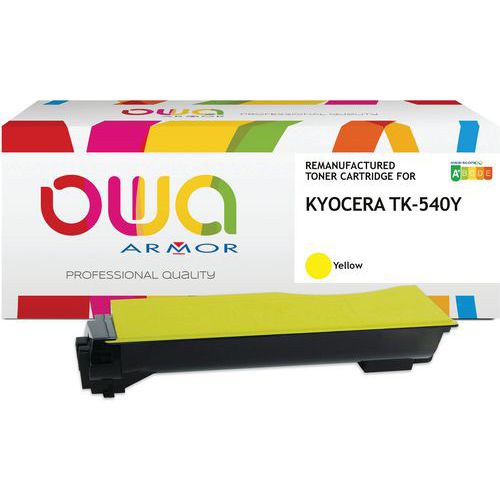 Toner Remanufacturé Kyocera Tk-540 Y - Jaune