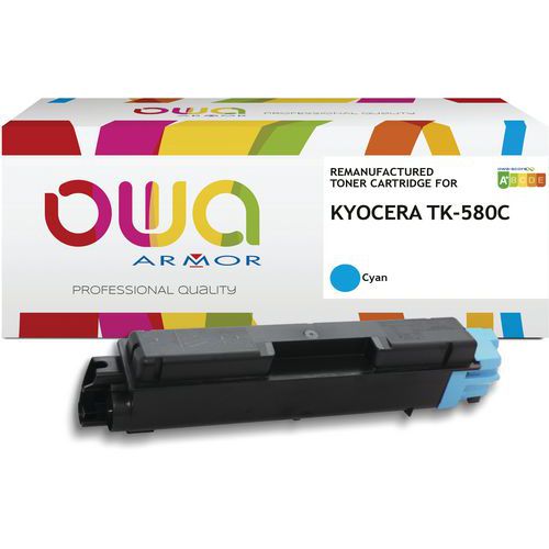 Toner Remanufacturé Kyocera Tk-580 C - Cyan - 5600 Pages