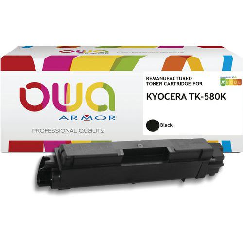 Toner Remanufacturé Kyocera Tk-580 K - Noir - 10 000 Pages