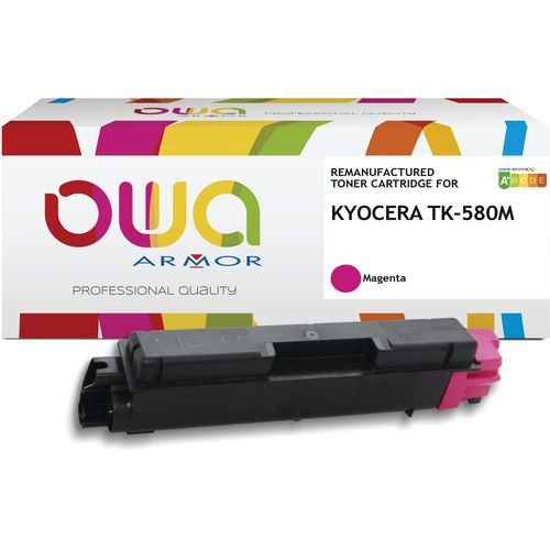 Toner Remanufacturé Kyocera Tk-580 M - Magenta - 5600 Pages