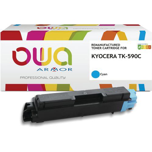 Toner Remanufacturé Kyocera Tk-590 C - Cyan - 10 000 Pages