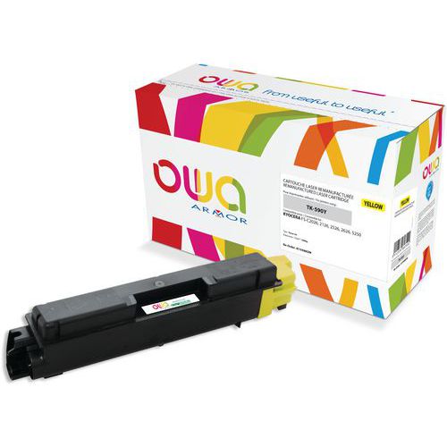 Toner Remanufacturé Kyocera Tk-590 Y - Jaune - 5000 Pages