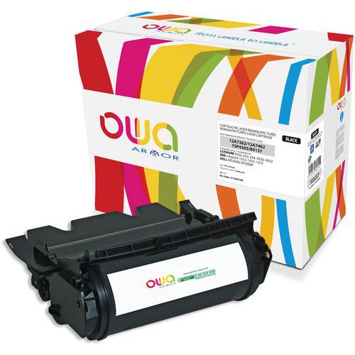 Toner Remanufacturé Lexmark 12a7362-12a7462-ibm 75p4303