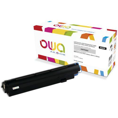 Toner Remanufacturé Oki 43979202 - Noir