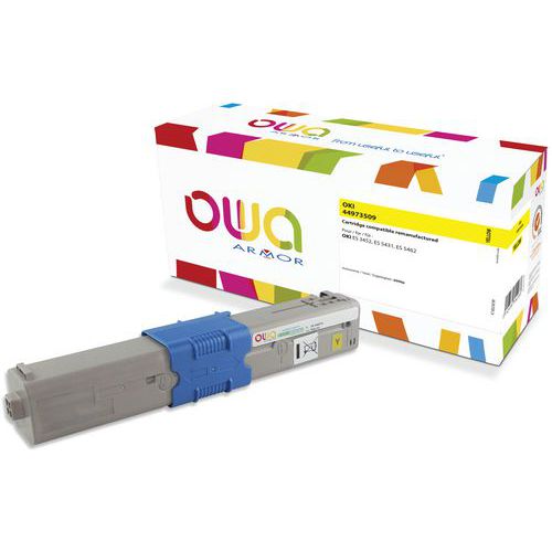 Toner Remanufacturé Oki 44973509 - Jaune