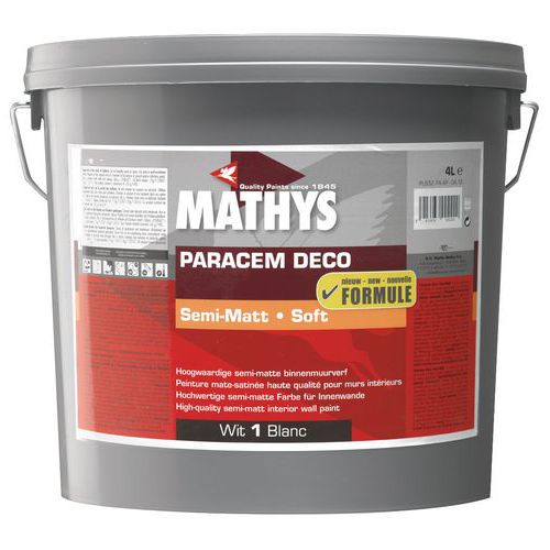 Peinture Acrylique Haute Qualité Blanc Semi-mat 4 L - Rust Oleum