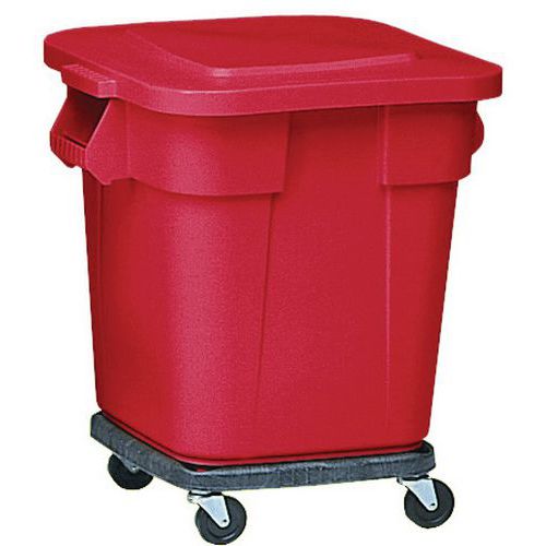 Rubbermaid Couvercle Slim Jim Avec Poignée, Gris