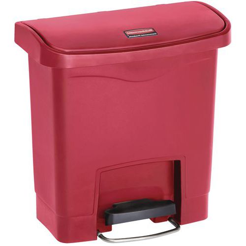 Collecteur Slim Jim Step On Front Step Plastique 15 L Rouge
