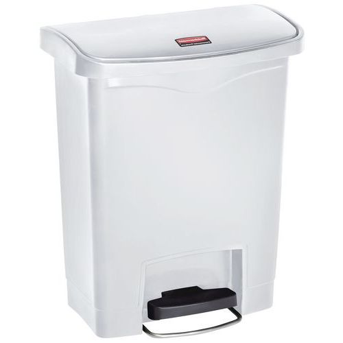 Collecteur Slim Jim Step On Front Step Plastique 30 L Blanc