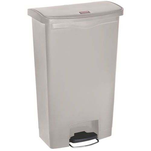 Collecteur Slim Jim Step On Front Step Plastique 68 L Beige