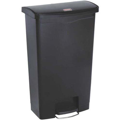 Collecteur Slim Jim Step On Front Step Plastique 68 L Noir