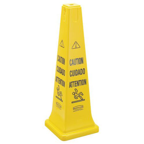 Cône De Sécurite Multilingue 914 Cm Jaune
