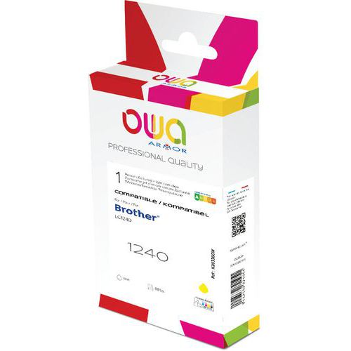 Cartouche D'encre Remanufacturée Brother Lc1240 - Jaune