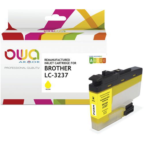 Cartouche D'encre Remanufacturée Brother Lc3237 - Jaune